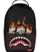 Sprayground Унисекс раница с фигурален принт - Бял/Черен/Оранжев