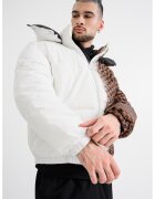 Sprayground Яке с качулка - Бял/Черен/Канелено кафяво