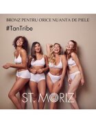 St. Moriz Комплект за автобронзиране ST MORIZ с лосион за бърз тен за 1 час | 2 часа 3 часа и гъба 200 мл