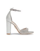 Steve Madden Бляскави сандали с декоративни камъни