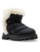 Steve Madden Боти Frostee с еко пух Слонова кост/Черен