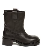 Steve Madden Боти от еко кожа с масивен ток Черен