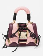 Steve Madden Чанта през рамо Diego с декоративни връзки Виолетов/Розово