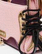 Steve Madden Чанта през рамо Diego с декоративни връзки Виолетов/Розово