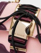 Steve Madden Чанта през рамо Diego с декоративни връзки Виолетов/Розово