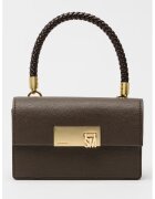 Steve Madden Чанта за рамо от еко кожа с метален детайл