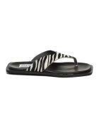 Steve Madden Чехли с квадратен връх - Черен/Мръснобял