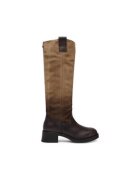 Steve Madden Дамски ботуши - естествена кожа - кафяв/бежов