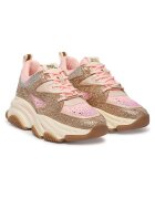 Steve Madden Дамски кецове - текстил - кафяви - дебела подметка