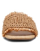 Steve Madden Едноцветни масивни сандали Бежов