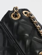 Steve Madden Капитонирана чанта през рамо Volturi от еко кожа Черен