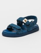 Steve Madden Капитонирани равни сандали Mona с велкро Тъмносин