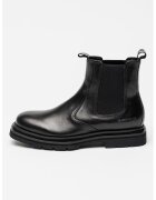 Steve Madden Кожени боти Chelsea с квадратен връх