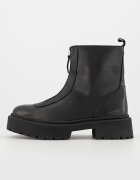 Steve Madden Кожени боти Черен