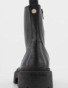 Steve Madden Кожени боти Черен