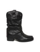 Steve Madden Кожени боти Qiana Черен