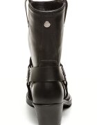 Steve Madden Кожени боти с кубински ток Черен