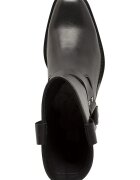 Steve Madden Кожени боти с кубински ток Черен