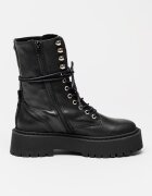 Steve Madden Кожени боти Skywen Черен