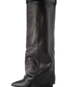 Steve Madden Кожени ботуши Corenne Черен
