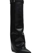 Steve Madden Кожени ботуши Corenne Черен