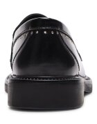 Steve Madden Кожени мокасини Harloe с нитове Черен