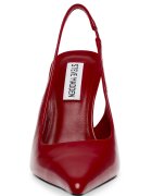 Steve Madden Кожени обувки Reyes с ток стилето Тъмночервен