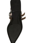 Steve Madden Кожени обувки с гола пета Черен