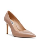 Steve Madden Кожени обувки с ток стилето Бежов