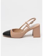 Steve Madden Кожени обувки Zeina - Черен/Прашно розово
