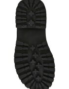 Steve Madden Кожени равни сандали с тока Черен