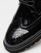 Steve Madden Лачени кожени обувки Mayor Brogue Черен