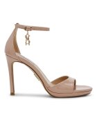 Steve Madden Лачени сандали Бежов