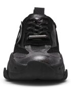 Steve Madden Маратонки от еко кожа с велур Черен