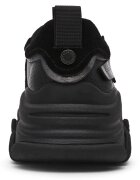 Steve Madden Маратонки от еко кожа с велур Черен