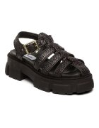 Steve Madden Масивни сандали от еко кожа Черен