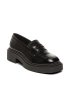 Steve Madden Мокасини от кожа и еко кожа Черен