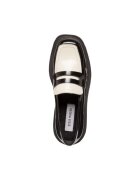 Steve Madden Мокасини от кожа и еко кожа Черен/Мръснобял