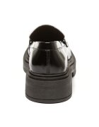 Steve Madden Мокасини от кожа и еко кожа Черен/Мръснобял