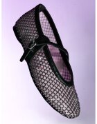 Steve Madden Мрежести пантофки с декоративни камъни - Черен/Бежов