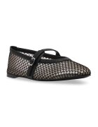 Steve Madden Мрежести пантофки с тока Бял/Черен