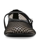Steve Madden Мрежести пантофки с тока Бял/Черен