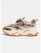 Steve Madden Мрежести спортни обувки Possesion с еко кожа - Златист/Бледожълт