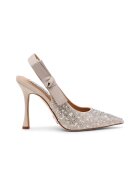 Steve Madden Обувки Brylie с декоративни камъни - Слонова кост/Сребрист