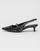 Steve Madden Обувки от еко кожа с декоративни камъни Черен