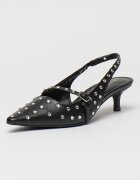 Steve Madden Обувки от еко кожа с декоративни камъни Черен