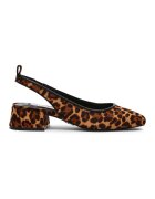 Steve Madden Обувки от кожа с косъм - Тъмнокафяв/Карамел