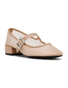 Steve Madden Обувки с масивен ток Светлокафяв