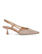 Steve Madden Обувки с остър връх - Черен/Бежов