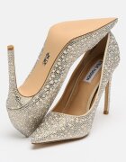 Steve Madden Обувки стилето Thrive с декоративни камъни Сиво-бежов/Сребрист